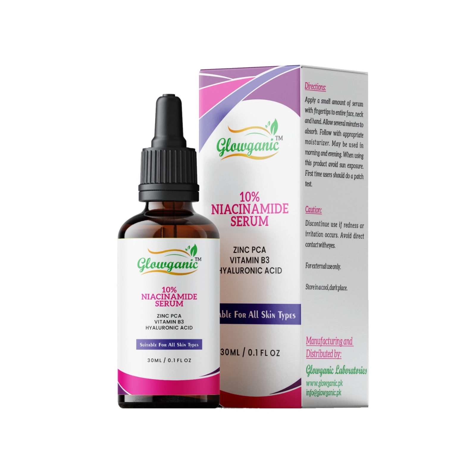 Best Glowganic face serum in Pakistan