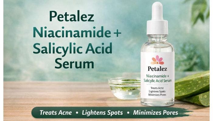 petalez niacinamide and salicylic acid serum for oily skin in Pakistan