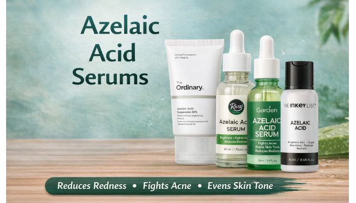 azelaic acid are best serums for oily skin in Pakistan for acne and dark spots