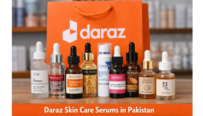 daraz skincare serums in Pakistan for oily skin with price and variety