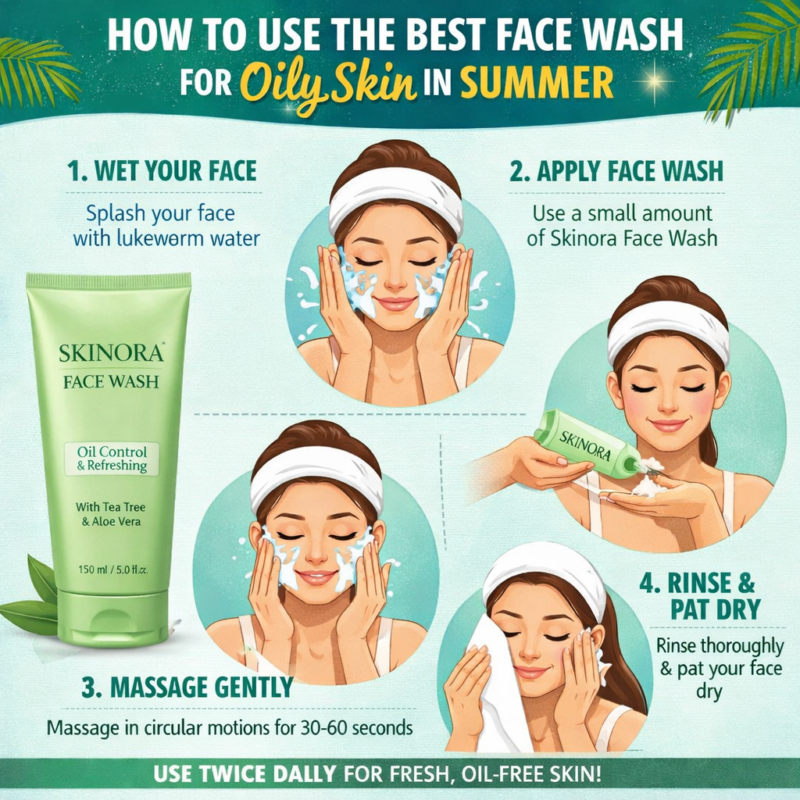 Best Face Wash for Oily Skin Summer