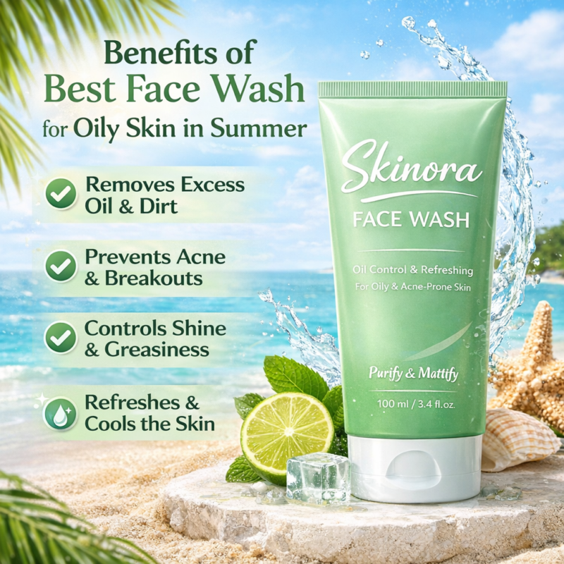 Best Face Wash for Oily Skin Summer