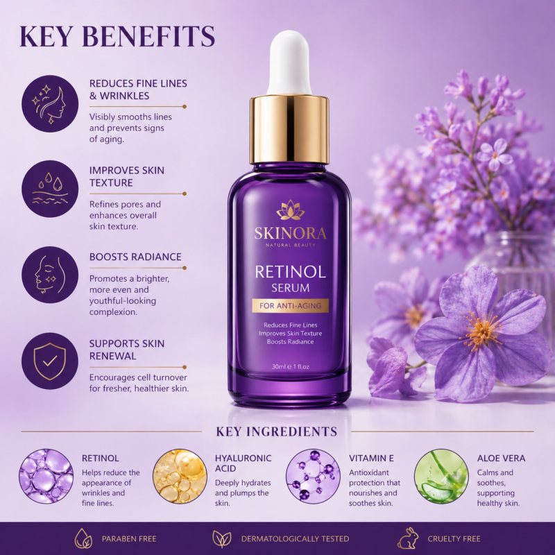 Skinora Retinol Serum for Anti-Aging