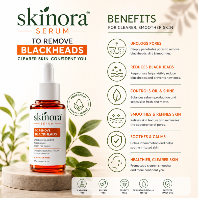 Skinora Serum to Remove Blackheads