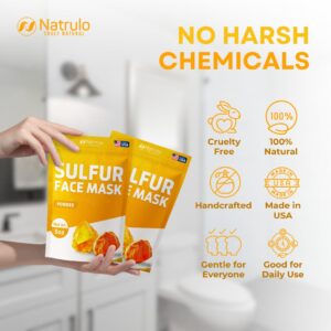Sulfur Face Mask For Oily Skin