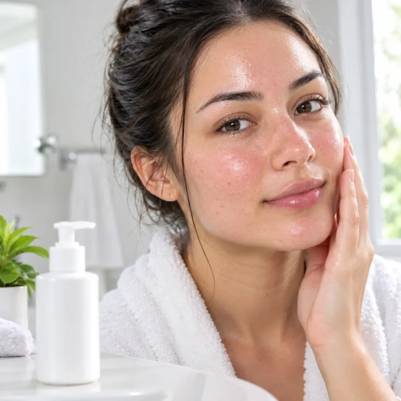 Gentle cleanser for sensitive oily skin