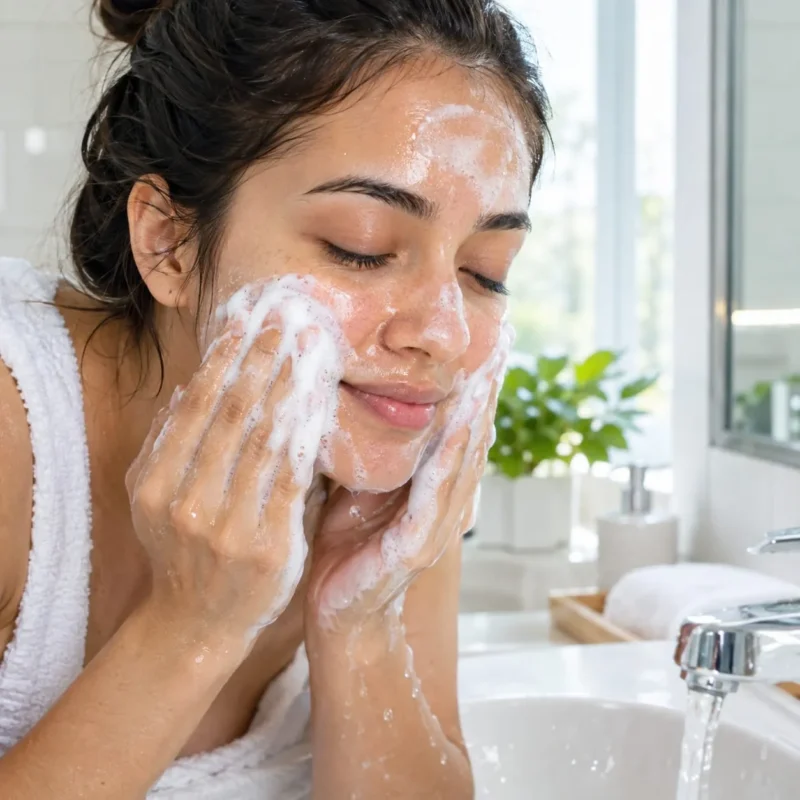 Gentle face wash for oily skin
