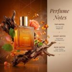 BellaVita Honey Oud fragrance notes with honey, bergamot, oud, rose and amber