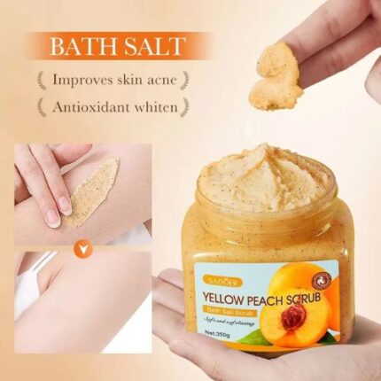 Yellow Peach Exfoliating Salt Scrub