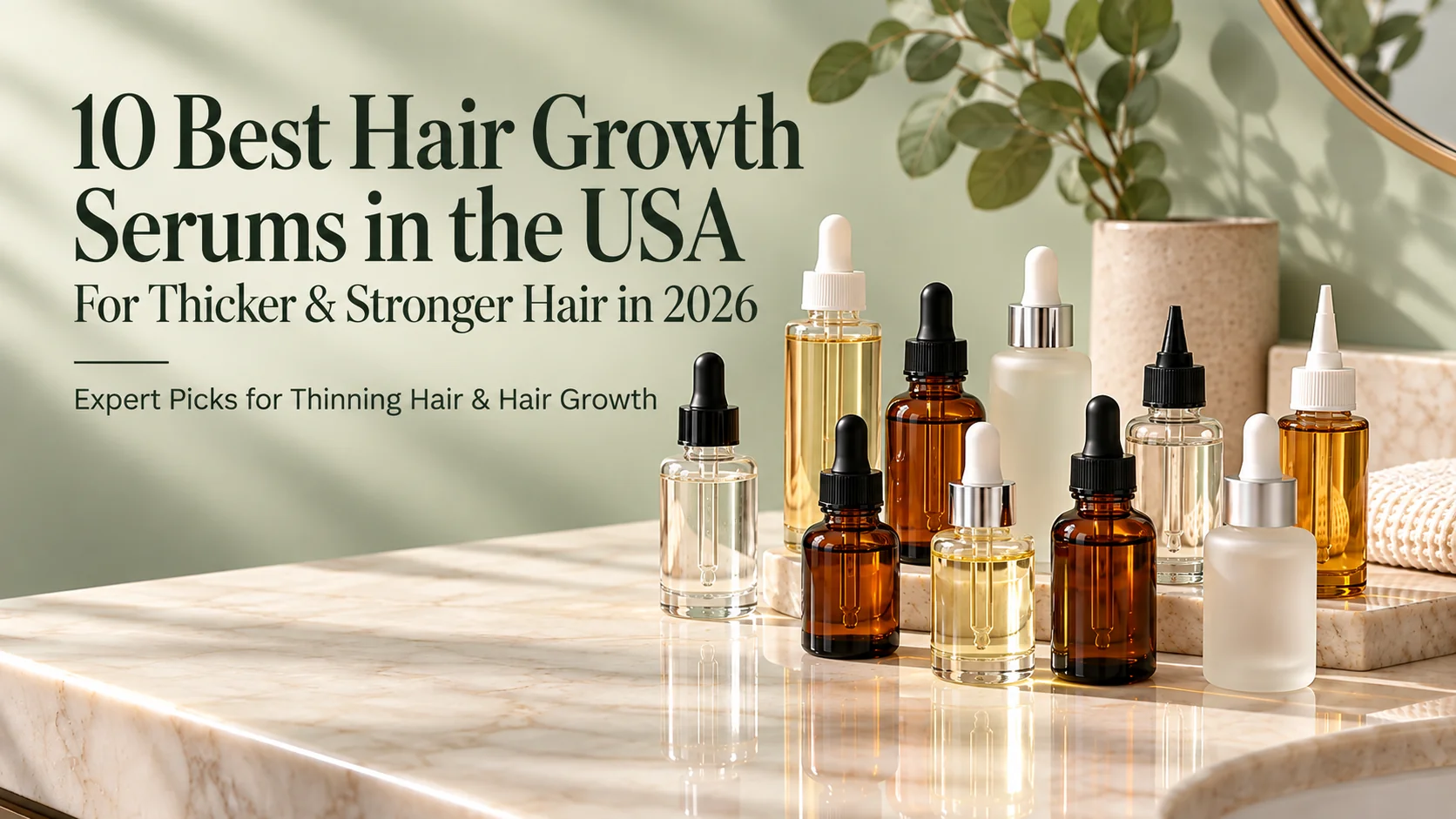 10 Best Hair Growth Serums in the USA for Thicker, Stronger Hair in 2026